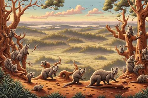 Marsupiales En Peligro En Australia Adaptaciones únicas