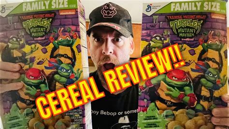 Tonight I Dine On Turtle Cereal” Tmnt Mutant Mayhem Cereal Review