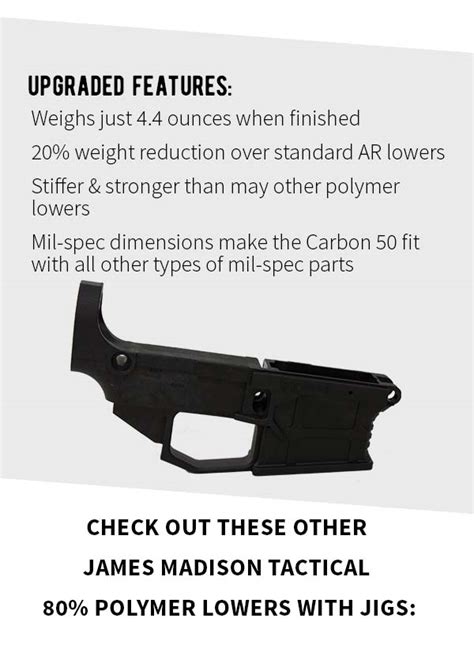 80 Lowers: Introducing.... JMT 'Carbon 50' AR-15 80% Gen 2 Polymer ...