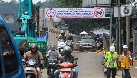 Jembatan Bailey Cikereteg Penghubung Bogor Sukabumi Sudah Mulai Bisa