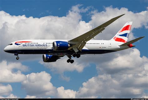 G Zbjk British Airways Boeing Dreamliner Photo By Ferenc Kobli