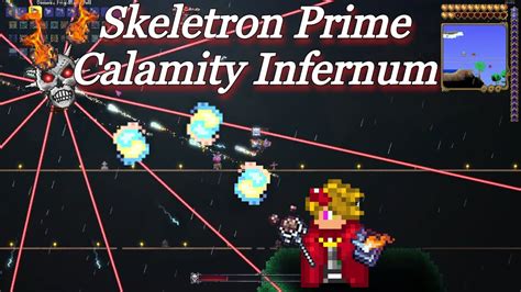 Terraria Calamity Infernum Skeletron Prime Fight YouTube