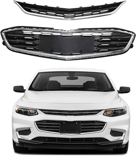 Front Bumper Grill Upper Lower Honeycomb Mesh Grille For