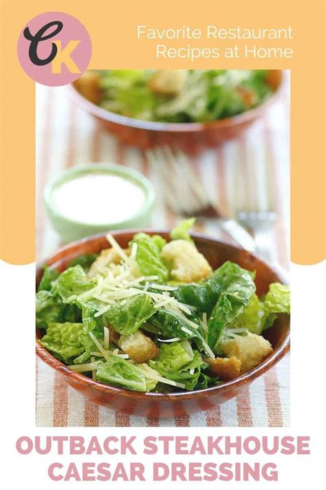 Outback Steakhouse Caesar Salad Dressing Recipe Tasty Made Simple