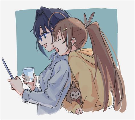 Kronii X Mumei R HololiveYuri