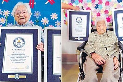 Japanese Sisters Declared Worlds Oldest Living Identical Twins