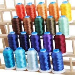 Dyed M Black Polyester Sewing Thread Packaging Type Roll At Rs