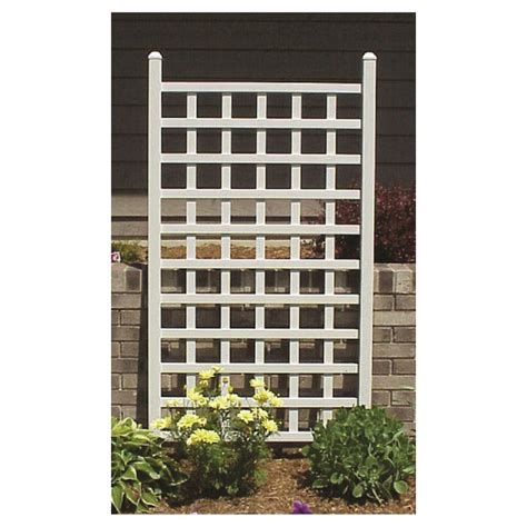 Dura Trel Country Garden Trellis White Cedar Trellis Wall Trellis