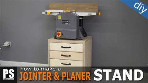 Homemade Jointer And Planer Stand Paoson Blog Diy Tools Diy Lathe Woodworking Jointer