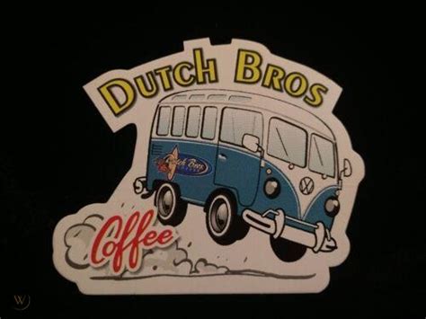 Dutch Bros Coffee Sticker Old School Vw Van 4545249301