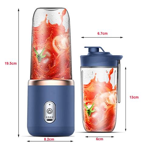 Cheap 400ml Portable Electric Juicer 6 Blades Fruit Juice Cup Usb