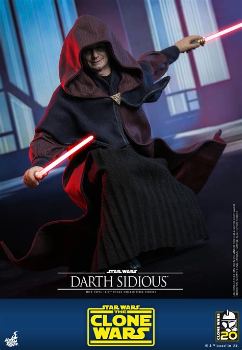 Hot Toys TMS 102 Star Wars The Clone Wars Darth Sidious Hot Toys Complete Checklist