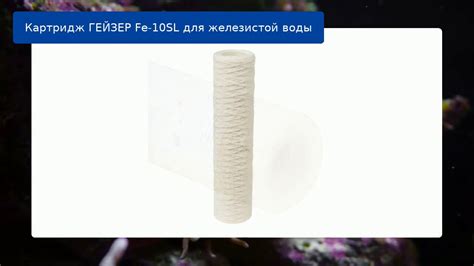 Картридж ГЕЙЗЕР Fe-10SL для железистой воды обзор - YouTube