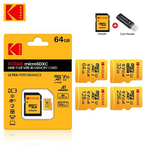 Kodak Sd Tf 4k Hd 90 10 U3 32gb 64gb 128gb