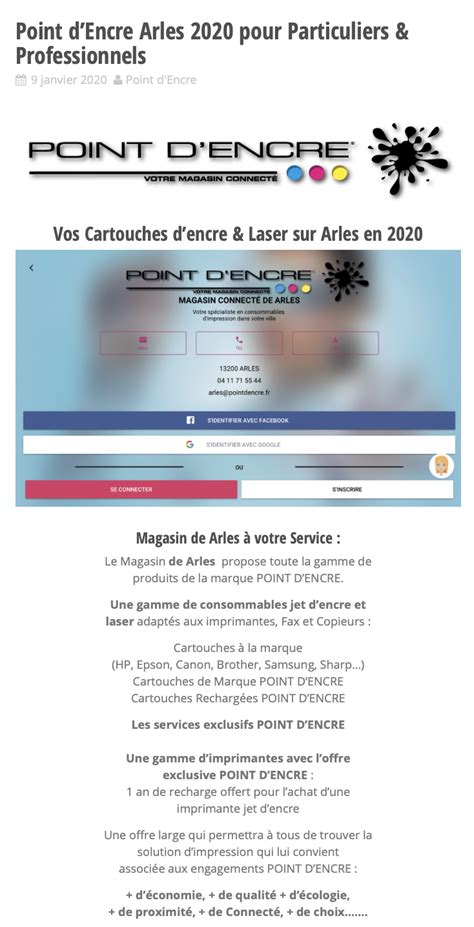 Point DEncre Arles 2020 Pour Particuliers Professionnels Blog De