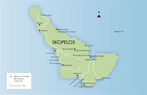 Skopelos Map