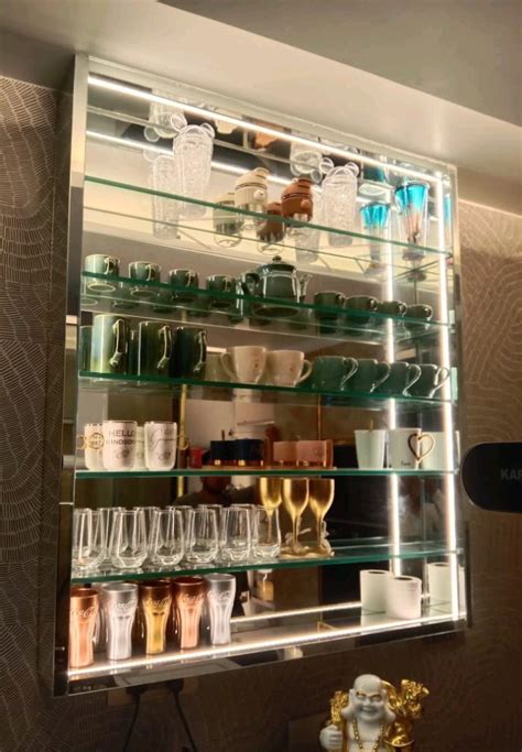 Wall Mount Glass Shelves At Rs Sq Ft Glass Shelves In New Delhi