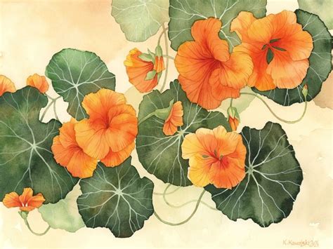 Watercolor Painting Art By Krzysztof Kowalski