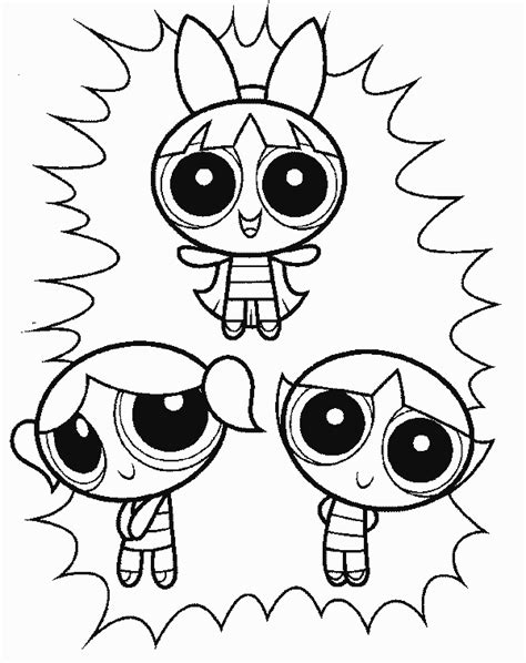 Powerpuff Girls Coloring Pages Coloring Pages To Print