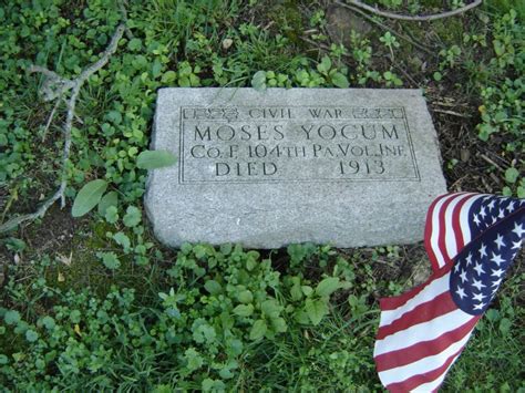 Pvt Moses Yocum M Morial Find A Grave