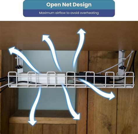 Cable Tray Desk Cable Management Cable Management Under Desk Desk Cable ...