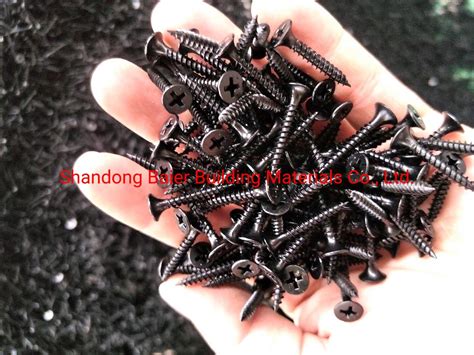 Baier High Quality Galvanized Black Phosphate Gypsum Drywall Screw