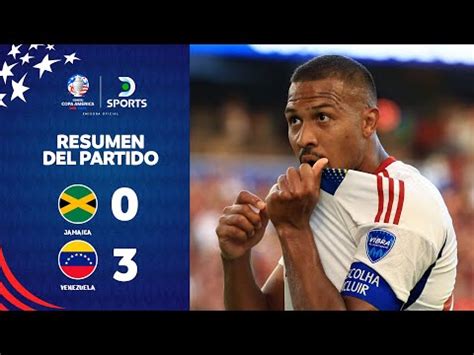 Video y goles Venezuela venció por 3 0 a Jamaica en la jornada 3 de