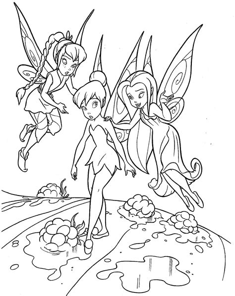 2014 Printable Coloring Pages Part 4 Tinkerbell Coloring Pages