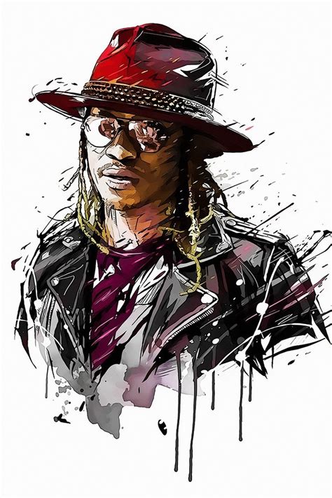 Future Fan Art Poster Rapper Art Hip Hop Art Future Rapper