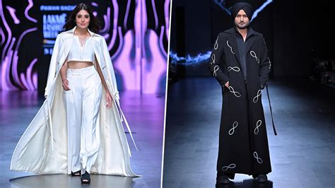 Agency News Harbhajan Singh And Kritika Kamra Ooze Style At Lakme