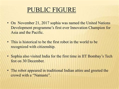 Sophia robot | PPT