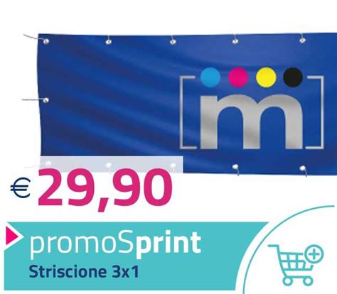 Scopri Le PromoSprint Striscione 3x1 Materiale Banner 500 Gr Stampa