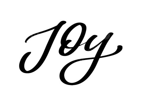 Joy Lettering Vector Hd Images Joy Vector Calligraphy Lettering