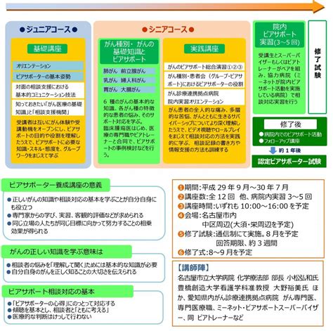 ピアサポーター養成について ミーネット 地域に根ざしたがんサポート