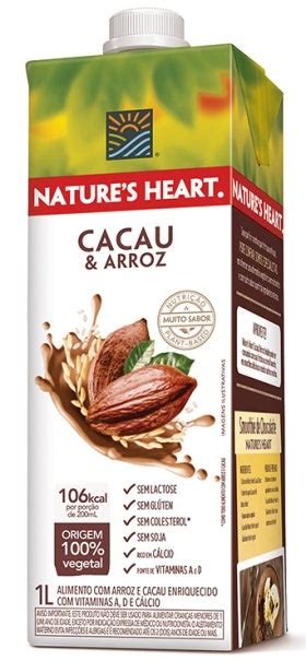 Bebida Vegetal Natures Heart Cacau E Arroz 1l Nestlé Professional