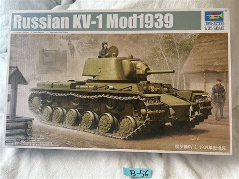 Yahooオークション B56 トランペッター 135 ソビエト軍 Kv 1 重戦