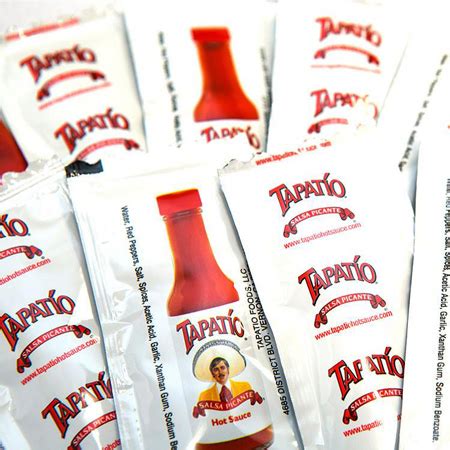 Tapatio Hot Sauce Packets Shoreline Supply Company
