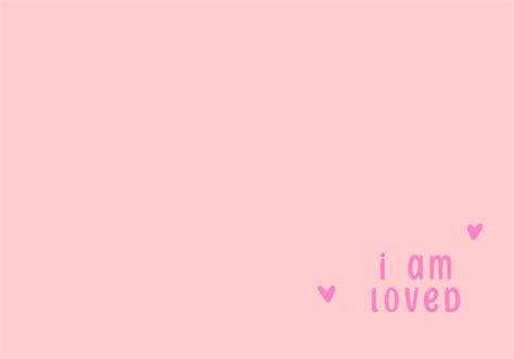 I Am Loved Affirmation Wallpaper For Ipad Or Desktop