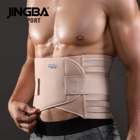 JINGBA SUPPORT Men Women Waist Trainer Body Shaper Abdominale Sport