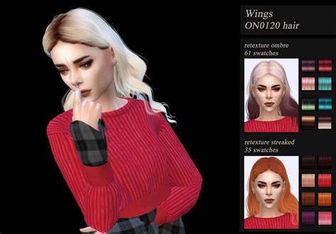 Jenn Honeys Sims 4 — Female Hair Recolor 48 Swatchescolors Female Womens Hairstyles