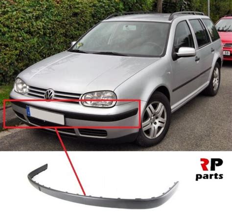 FOR VW GOLF MK4 1997 2006 NEW FRONT BUMPER UPPER MOLDING TRIM BLACK EBay