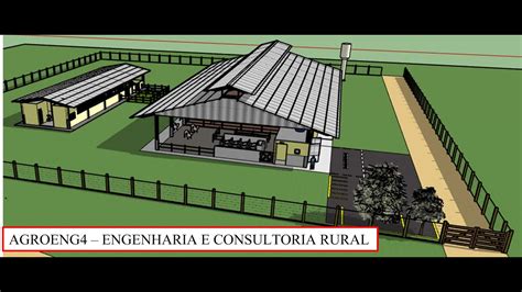 Projeto Compost Barn E Sala De Ordenha Em Um Nico Barra O