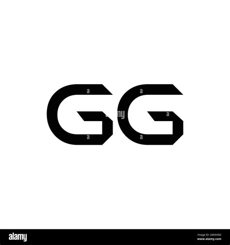 Gg Inicial Carta Logotipo Enlazado Gg Tipo De Letra Dise O De Logotipo