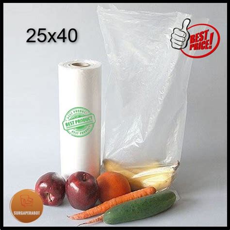 Jual Plastik Buah Hd Roll Premium Kg X Cm Supermarket