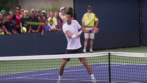 Novak Djokovic Forehand Backhand And Overhead Cincinnati Open