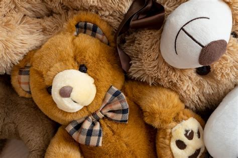 Пушистая текстура игрушки крупным планом | Бесплатно Фото