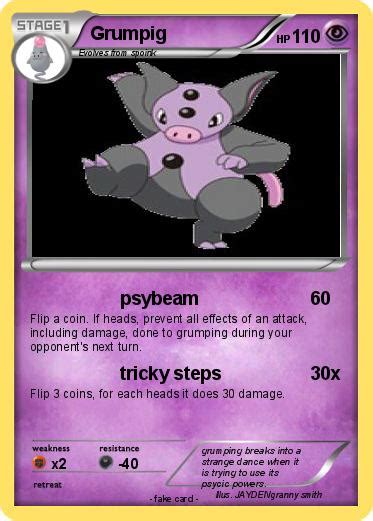 Pokémon Grumpig 16 16 - psybeam - My Pokemon Card