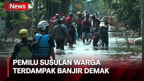 Sampah Dampak Banjir Mulai Dibersihkan Warga Jelang Pemilu Susulan Di