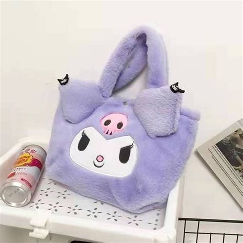 Japan Sanrio Kawaii Cinnamoroll Sanrio Plush Bag My Melody Anime