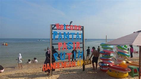 Pantai Pasir Putih Jepara Cocok Untuk Lihat Sunset Tribunjateng